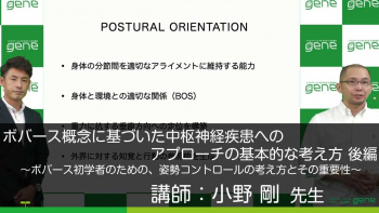 【後編】ボバース概念に基づいた中枢神経疾患へのアプローチの基本的な考え方~ボバース初学者のための、姿勢コントロールの考え方とその重要性~