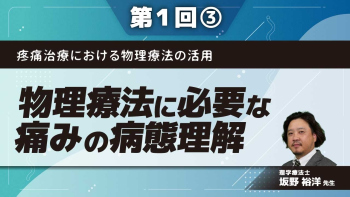 疼痛治療における物理療法の活用 【第1回】物理療法に必要な痛みの病態理解 Part③創傷治癒とリハビリテーション
