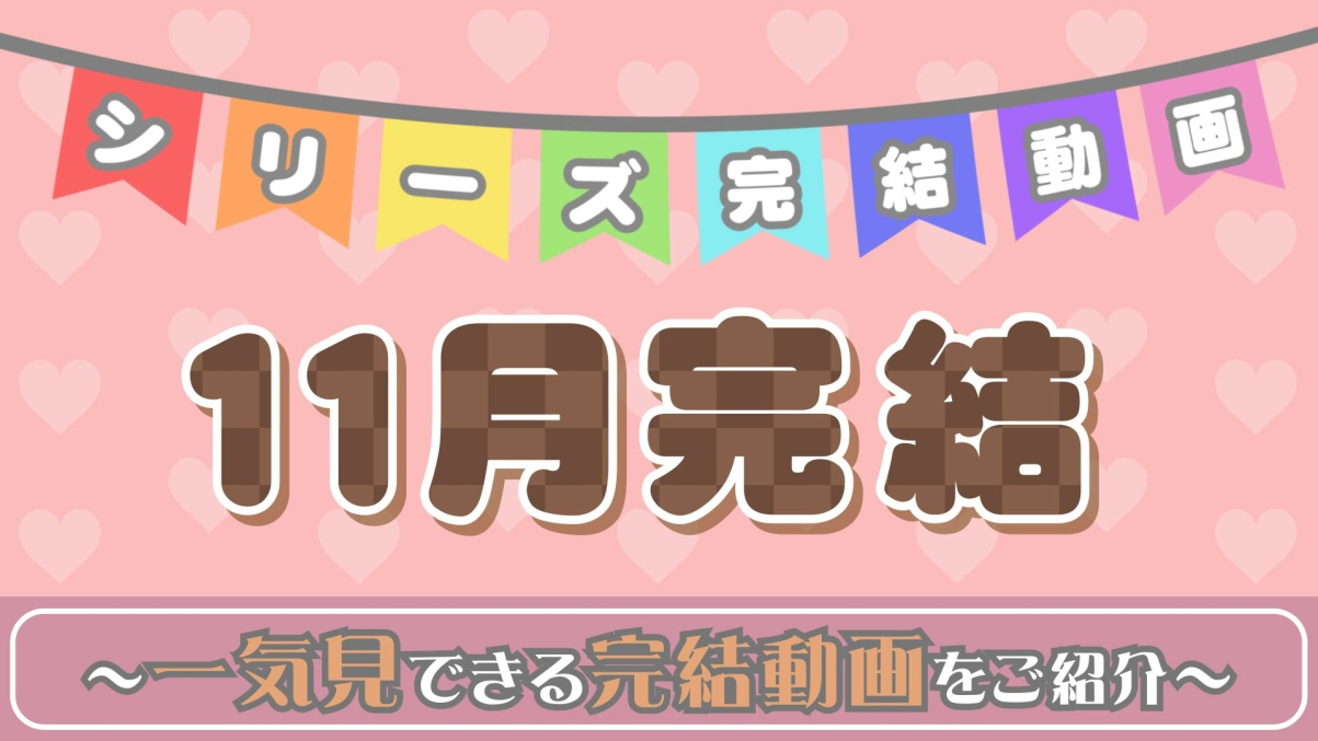 11月のシリーズ完結動画