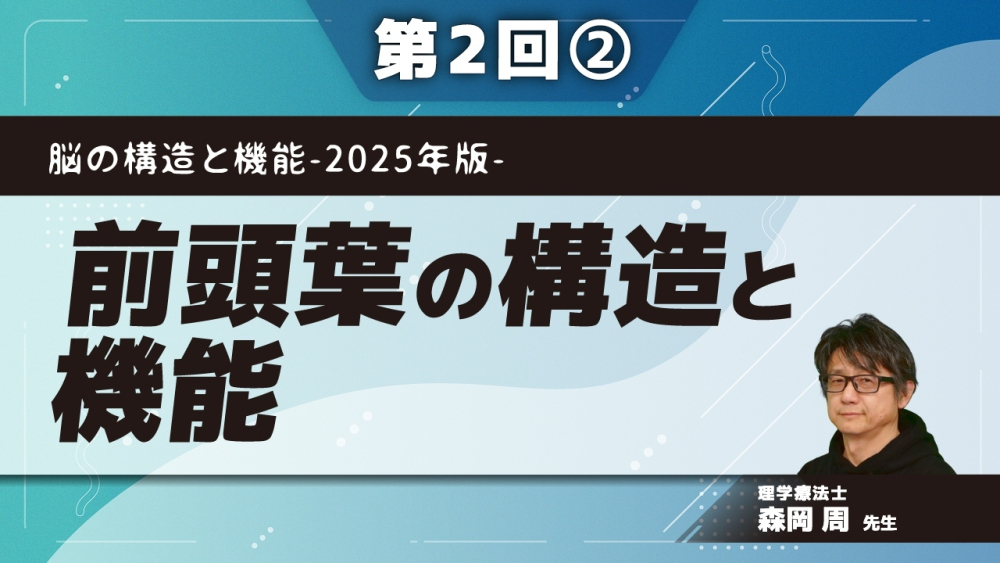 脳の構造と機能-2025年版- 【第2回】前頭葉の構造と機能 Part②外側前頭前野