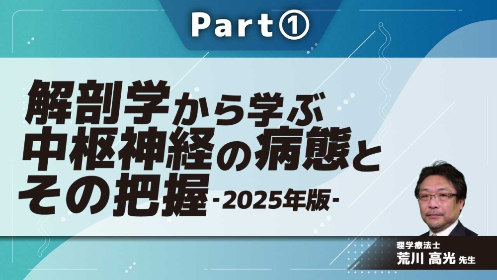 解剖学から学ぶ中枢神経の病態とその把握‐2025年版‐ Part①臨床につなげるために 神経解剖学のどこを学ぶべきか?
